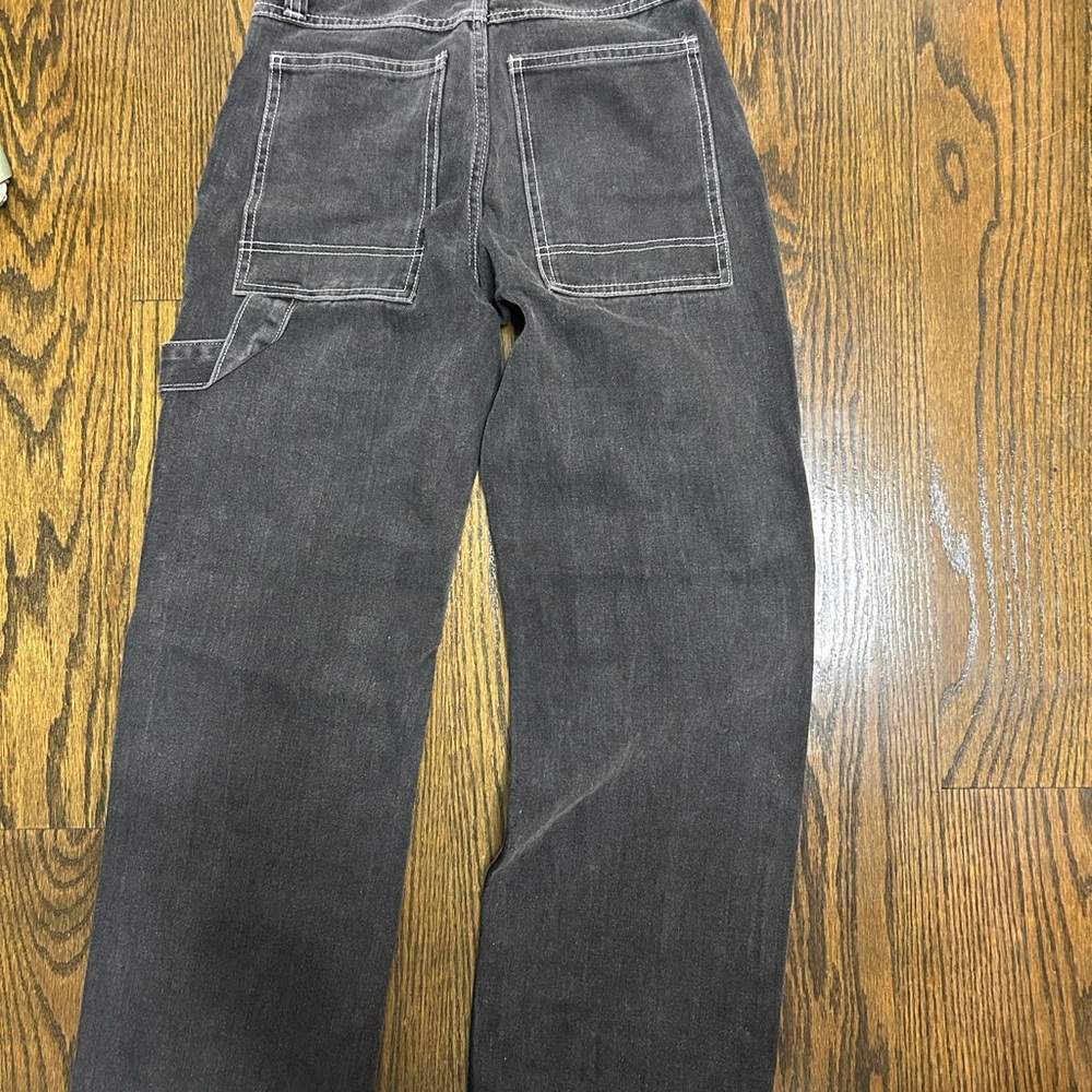 Brandy Melville Black Straight Leg Jeans - Picture 2 of 3
